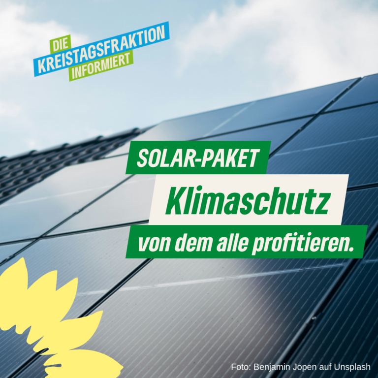 Solarpaket: Klimaschutz, von dem alle profitieren