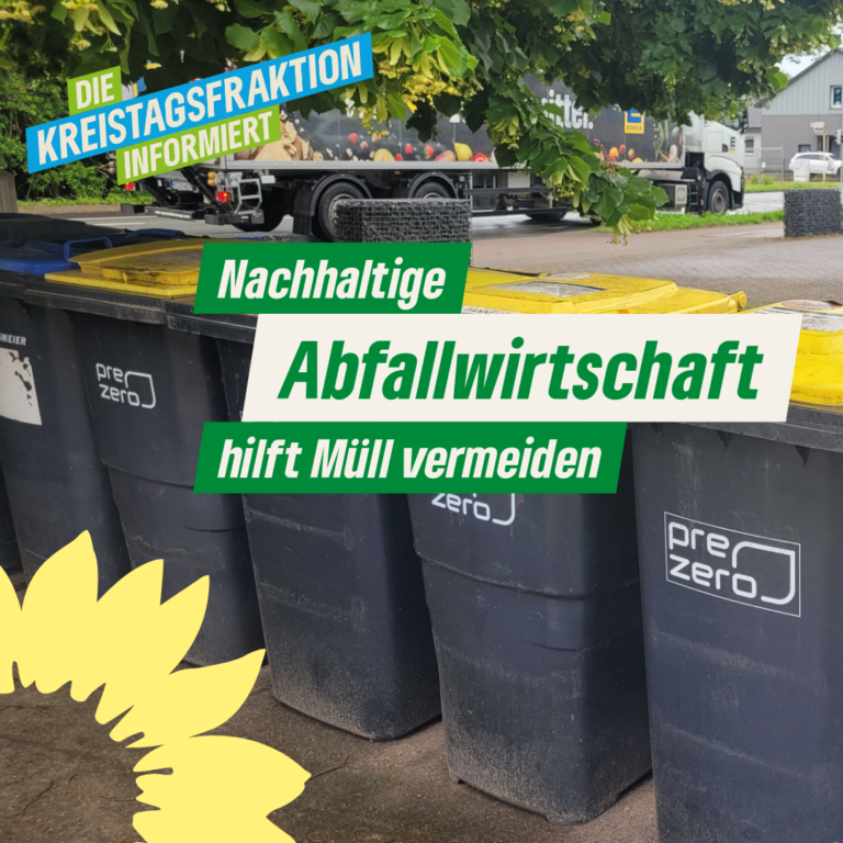 GRÜNE und CDU setzen auf nachhaltige Abfallwirtschaft